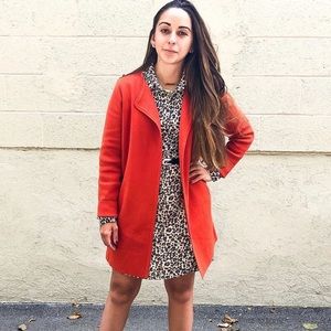 Loft leopard print dress